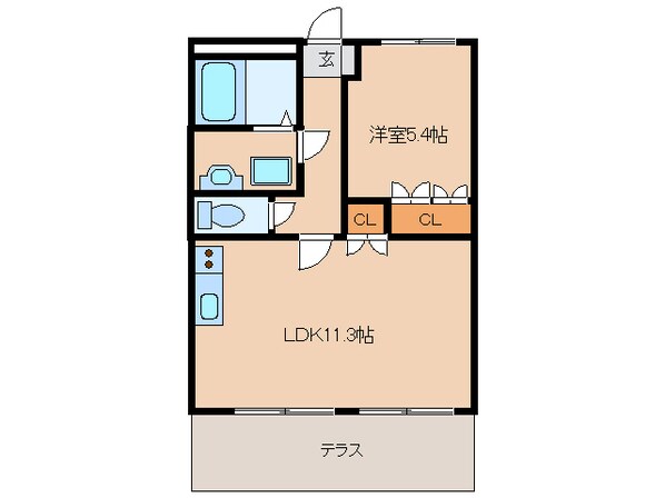 グランドールエルクの物件間取画像